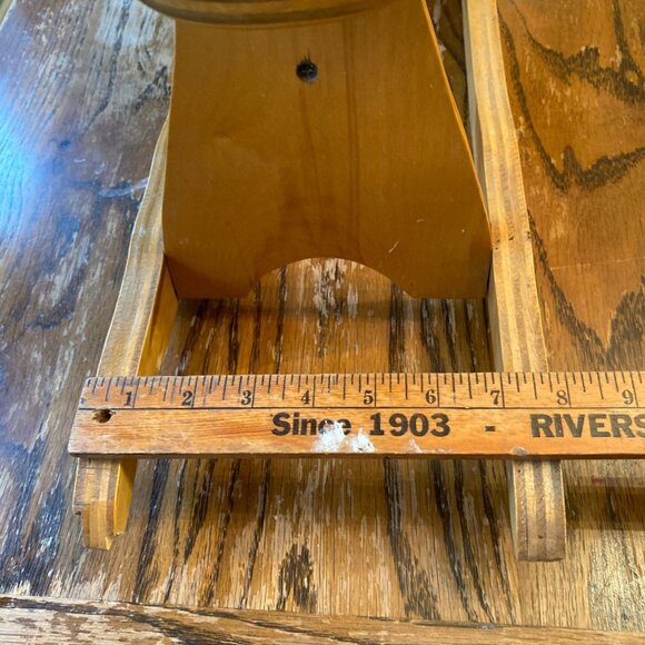 Vintage Wooden Rocking Horse For Toddlers - Handcrafted Design - 25" Long x 20" - Picture 7 of 11